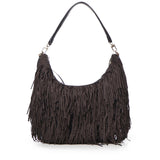 BORSA PALE CON FRANGE 73BSA4C02 OPALEMORO V° 73 