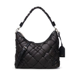 Borsa a spalla Tormalina con lavorazione intrecciata 73BSA4T02 TORMALINANERO V° 73 