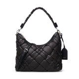 Borsa a spalla Tormalina con lavorazione intrecciata 73BSA4T02 TORMALINANERO V° 73 