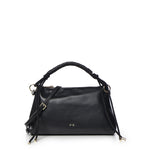Borsa Celestite con logo 73BSA5001 CELESTITENERO V° 73 