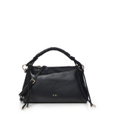 Borsa Celestite con logo 73BSA5001 CELESTITENERO V° 73 