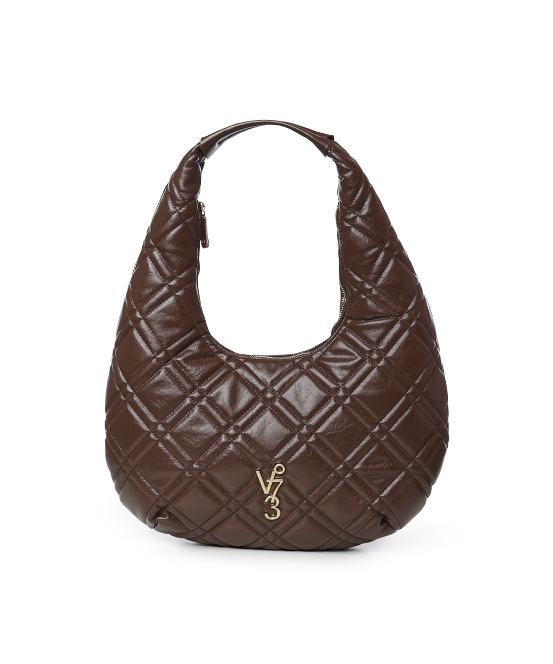 Borsa a spalla con logo 73BSA9801 DIASPROMORO V° 73 