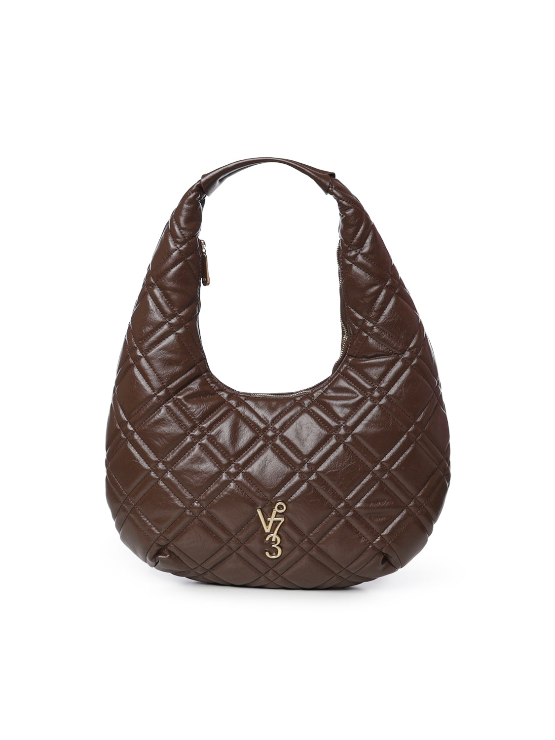 Borsa a spalla con logo 73BSA9801 DIASPROMORO V° 73 