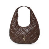 Borsa a spalla con logo 73BSA9801 DIASPROMORO V° 73 