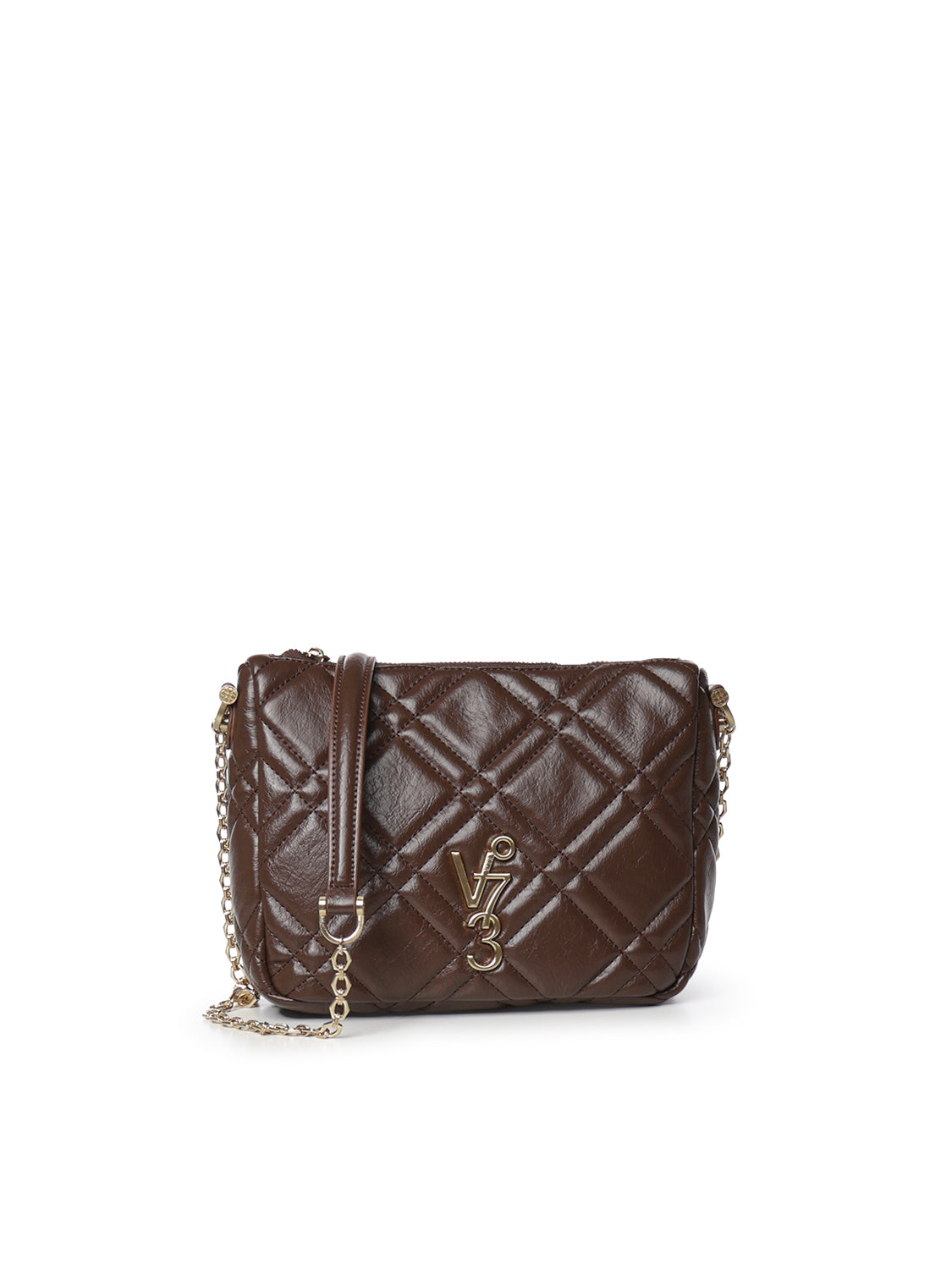 Borsa a tracolla con logo 73BSA9803 DIASPROMORO V° 73 