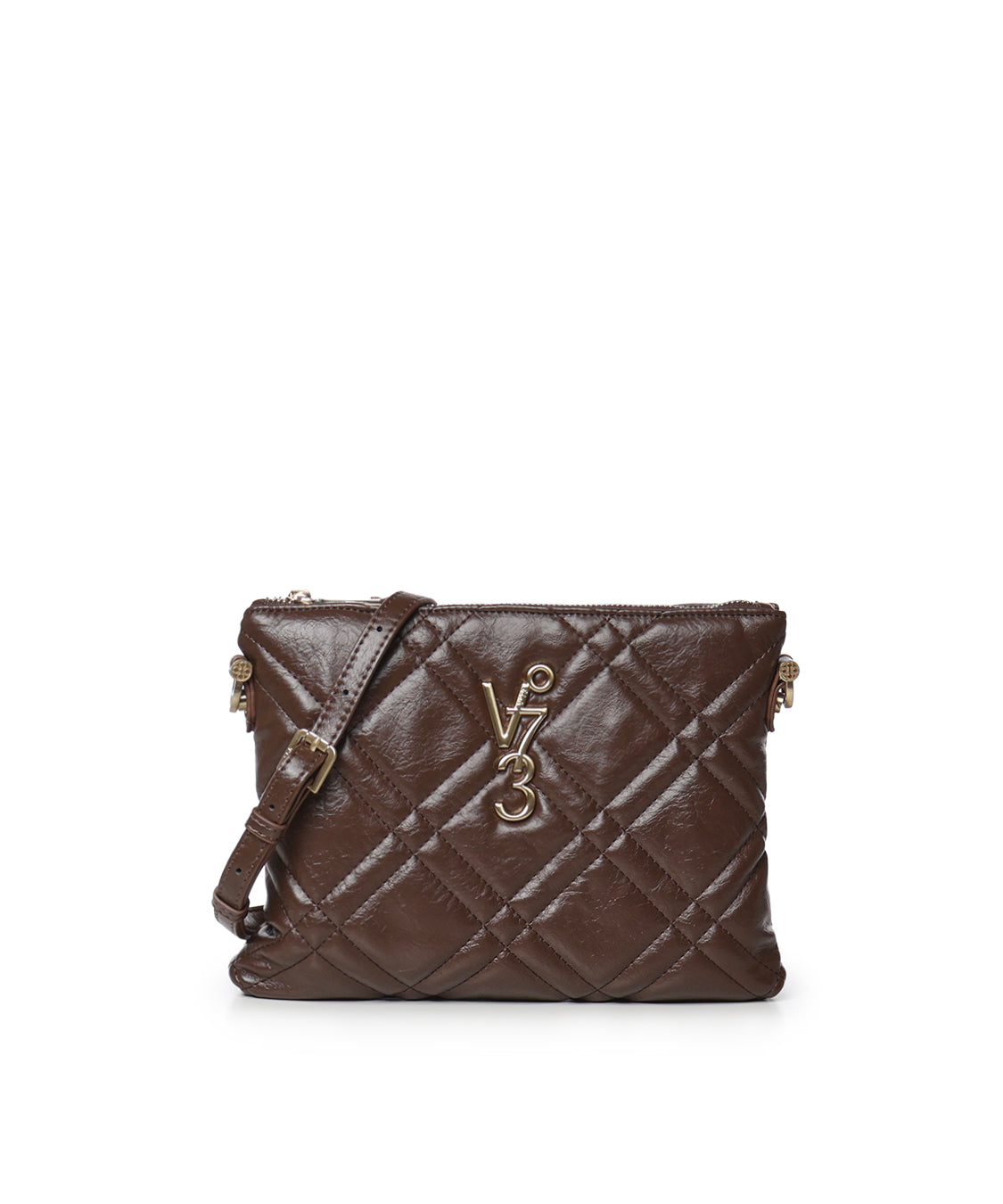Borsa a tracolla con logo 73BSA9806 DIASPROMORO V° 73 