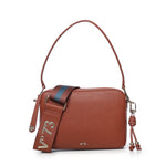 Borsa a spalla Eudia con tracolla logata 73BSA9R01 EUDIACANNELLA V° 73 