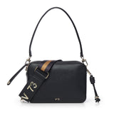 Borsa a spalla Eudia con tracolla logata 73BSA9R01 EUDIANERO V° 73 