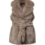 Gilet in pelliccia sintetica<BR/> 73C1AA101 PRINCESSTAUPE V° 73 