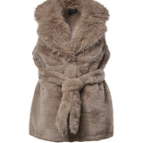 Gilet in pelliccia sintetica<BR/> 73C1AA101 PRINCESSTAUPE V° 73 