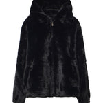 Giacca con cappuccio in pelliccia sintetica 73C1AA107B PRINCESSNERO V° 73 