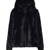 Giacca con cappuccio in pelliccia sintetica 73C1AA107B PRINCESSNERO V° 73 