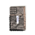 Sciarpa Caroline con logo 73SP8FT02 CAROLINENATURALE/NERO V° 73 