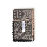 Sciarpa Caroline con logo 73SP8FT02 CAROLINENATURALE/NERO V° 73 
