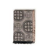 Sciarpa Caroline con logo 73SP8FT02 CAROLINENATURALE/NERO V° 73 