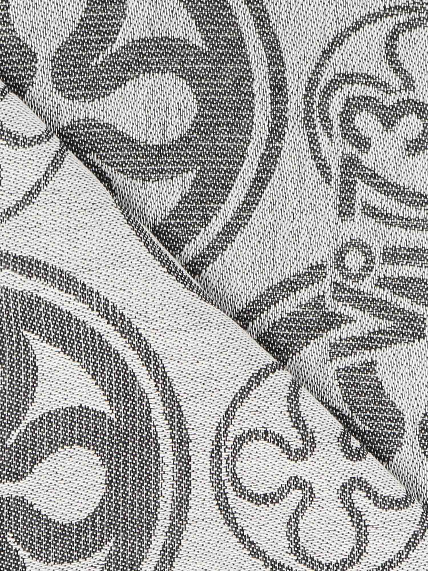 Sciarpa Caroline con logo 73SP8FT02 CAROLINENERO/BIANCO V° 73 