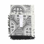 Sciarpa Caroline con logo 73SP8FT02 CAROLINENERO/BIANCO V° 73 