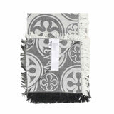 Sciarpa Caroline con logo 73SP8FT02 CAROLINENERO/BIANCO V° 73 