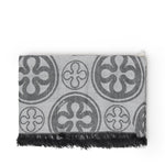Sciarpa Caroline con logo 73SP8FT02 CAROLINENERO/BIANCO V° 73 