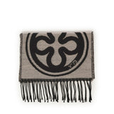 Sciarpa Caroline con logo 73SP8FT03 CAROLINENATURALE/NERO V° 73 