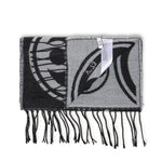 Sciarpa Caroline con logo<BR/> 73SP8FT03 CAROLINENERO/BIANCO V° 73 