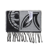 Sciarpa Caroline con logo<BR/> 73SP8FT03 CAROLINENERO/BIANCO V° 73 