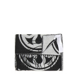 Sciarpa Caroline con logo<BR/> 73SP8FT03 CAROLINENERO/BIANCO V° 73 