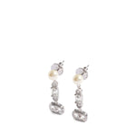 Orecchini Ovalette in metallo, perle e cristalli Swarovski® 9W2J0AI8 WKDDFF VALENTINO GARAVANI 
