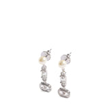 Orecchini Ovalette in metallo, perle e cristalli Swarovski® 9W2J0AI8 WKDDFF VALENTINO GARAVANI 