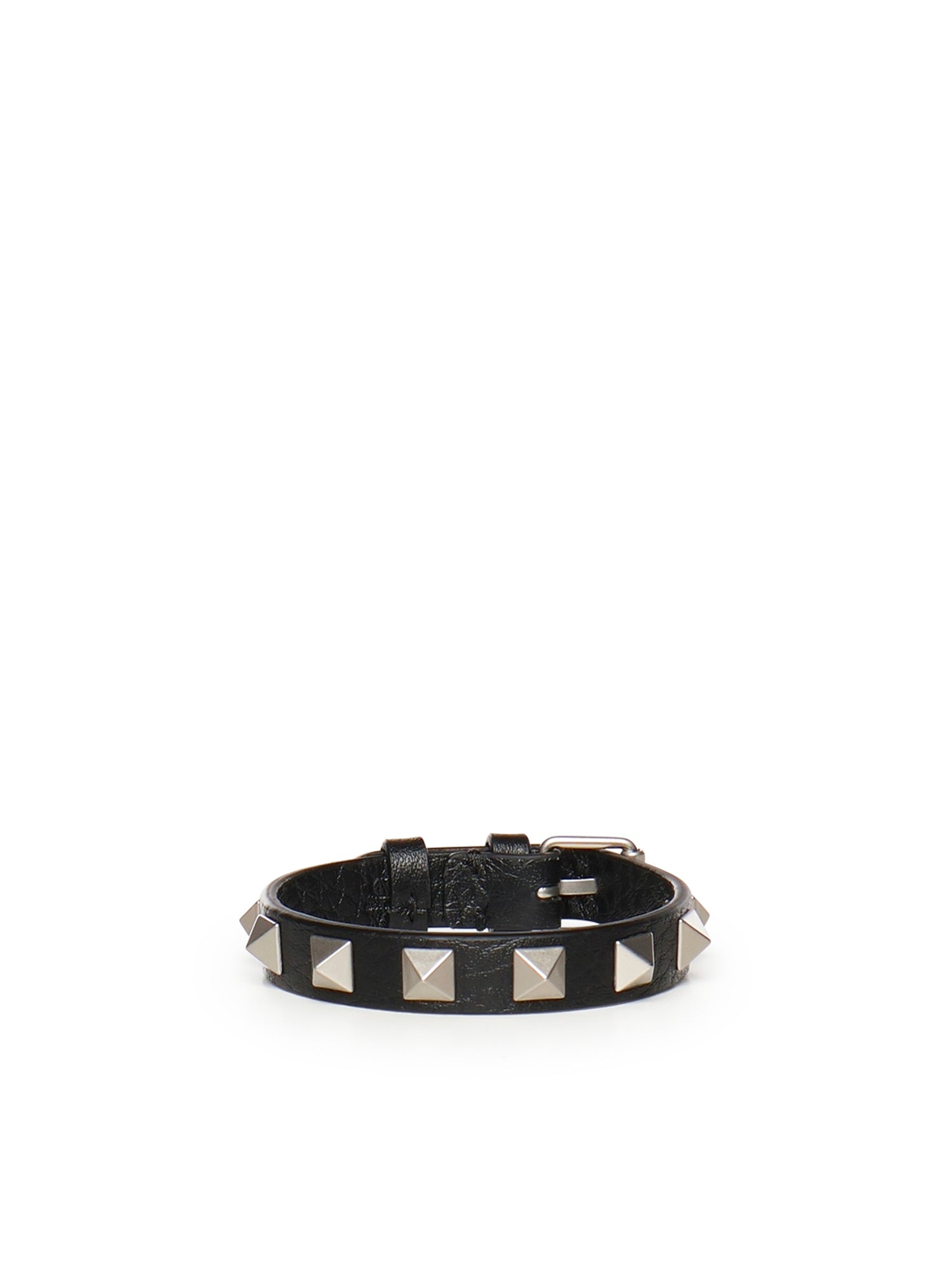 Bracciale Rockstud in pelle e borchie 9Y2J0X53 KDB0NO VALENTINO GARAVANI 