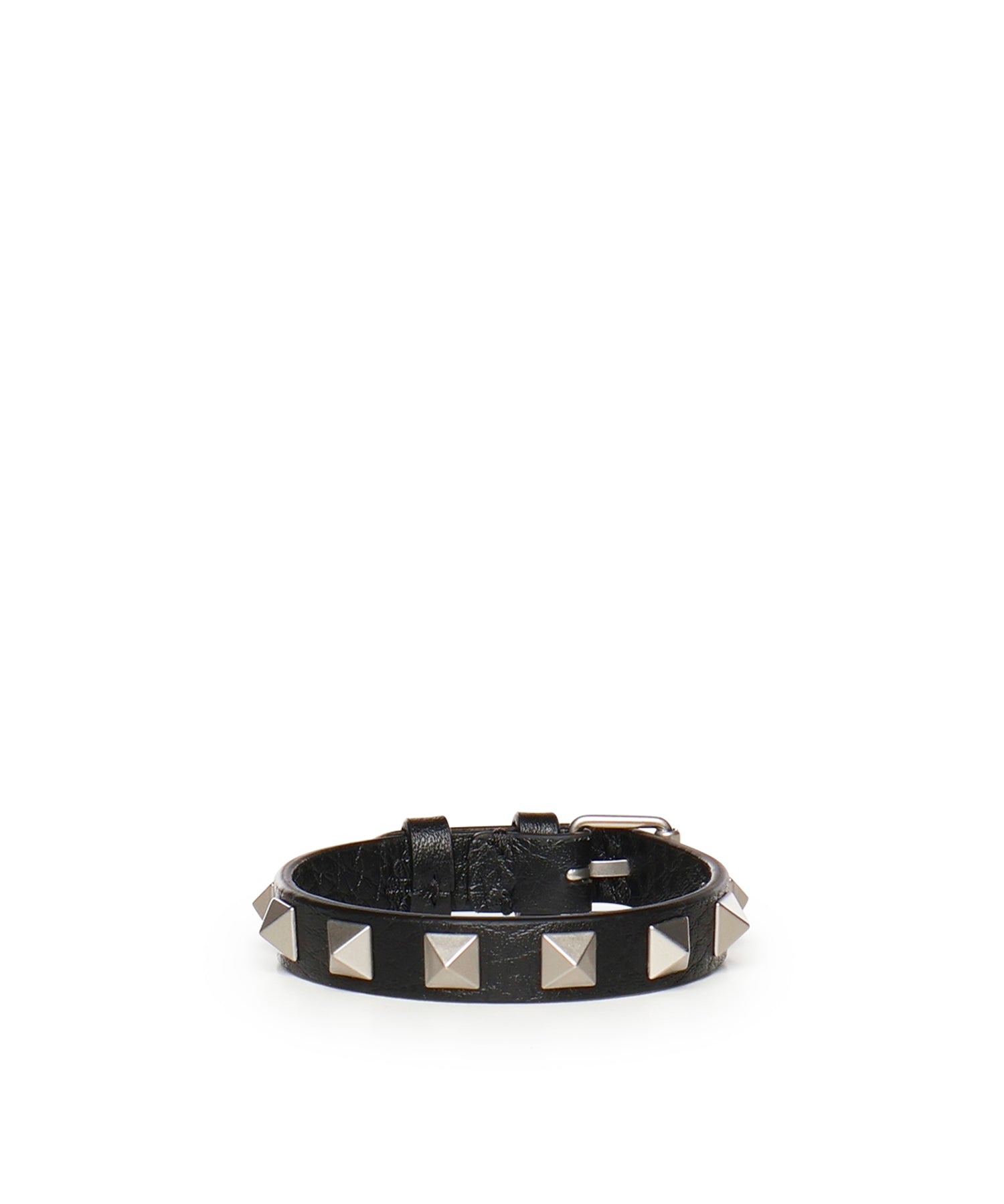Bracciale Rockstud in pelle e borchie 9Y2J0X53 KDB0NO VALENTINO GARAVANI 