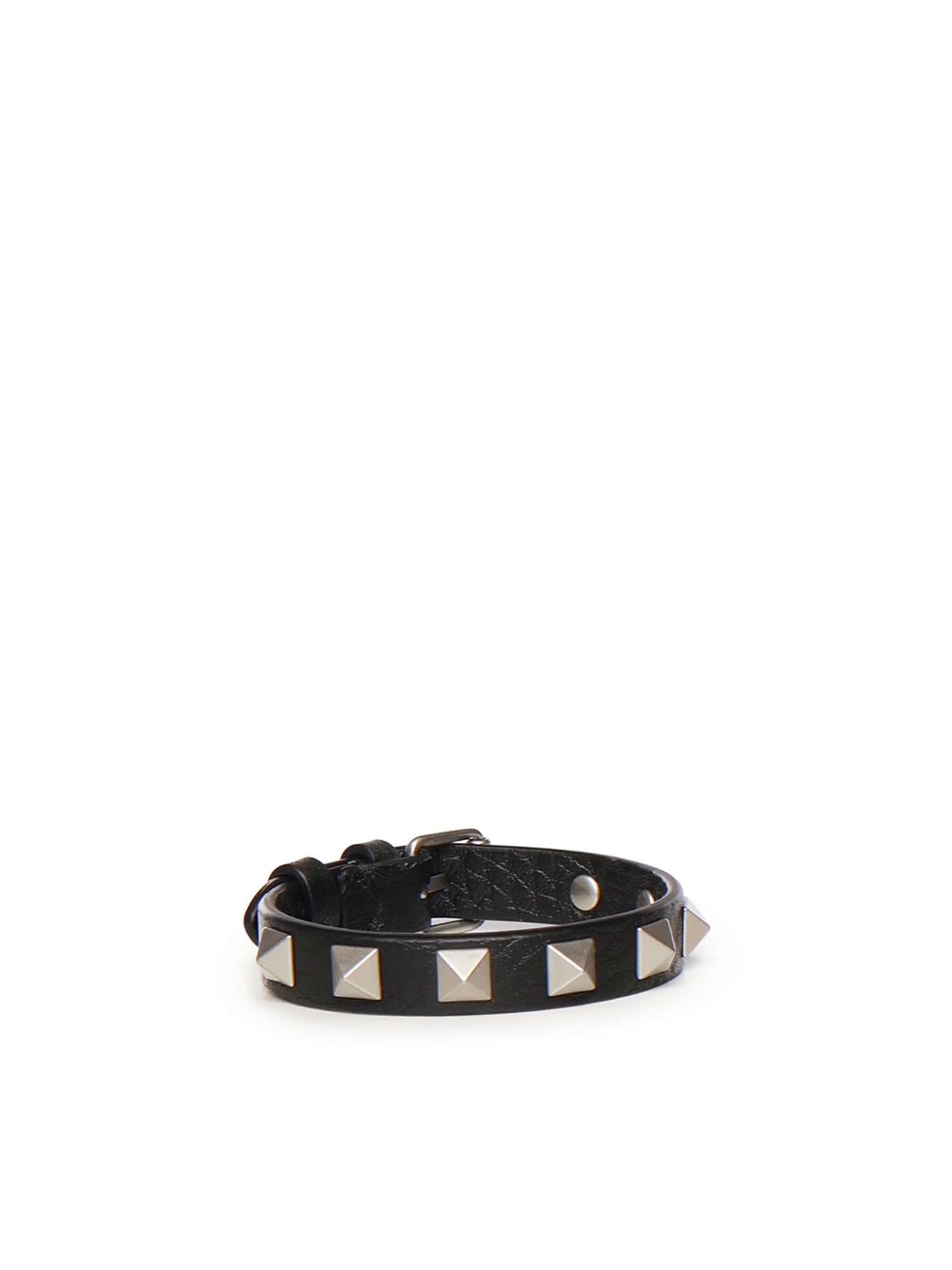 Bracciale Rockstud in pelle e borchie 9Y2J0X53 KDB0NO VALENTINO GARAVANI 