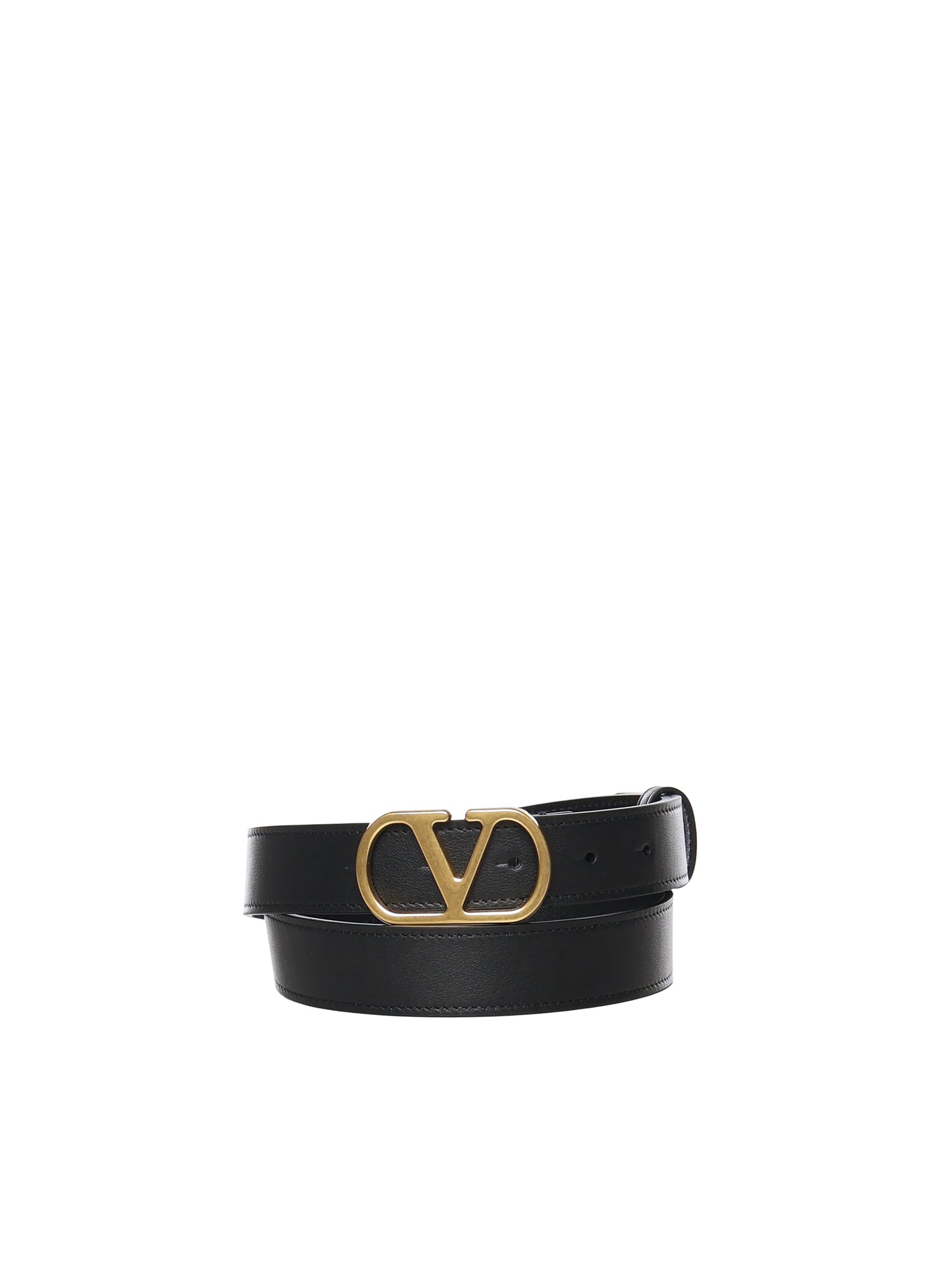 Cintura Vlogo Signature in vitello 8Y2T0SM3 1YR0NO VALENTINO GARAVANI 