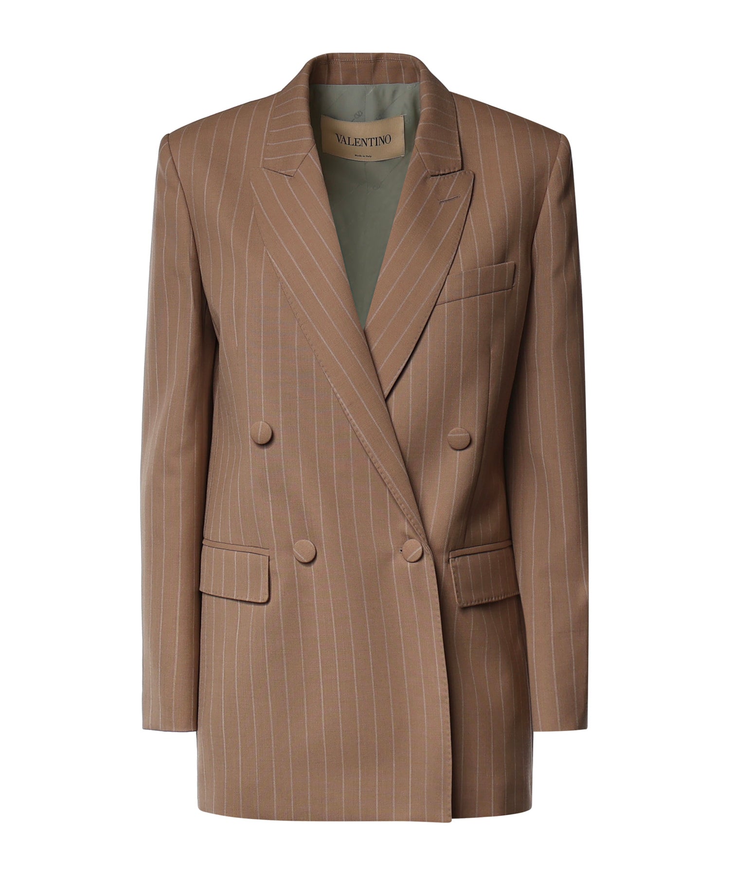 Blazer doppiopetto in lana gessato 9B3CE5V5 A9C3EU VALENTINO GARAVANI 