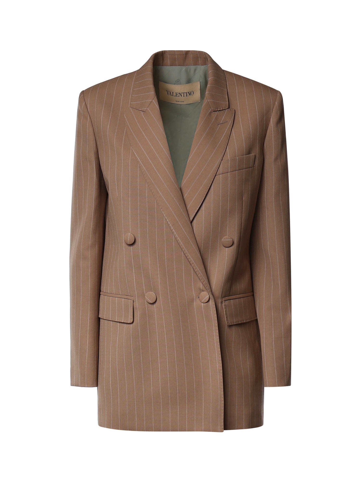 Blazer doppiopetto in lana gessato 9B3CE5V5 A9C3EU VALENTINO GARAVANI 