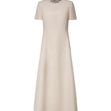 Abito midi in Crepe Couture 9B3VALH3 1CF4KY VALENTINO GARAVANI 