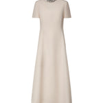 Abito midi in Crepe Couture 9B3VALH3 1CF4KY VALENTINO GARAVANI 