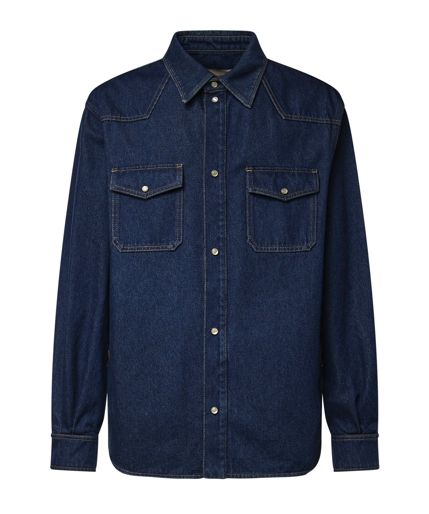 Camicia Vgold in denim 9V3DB13X BKP558 VALENTINO GARAVANI 