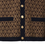 Cardigan Toute La V in lana jacquard 9V3KA04I AR10PF VALENTINO GARAVANI 