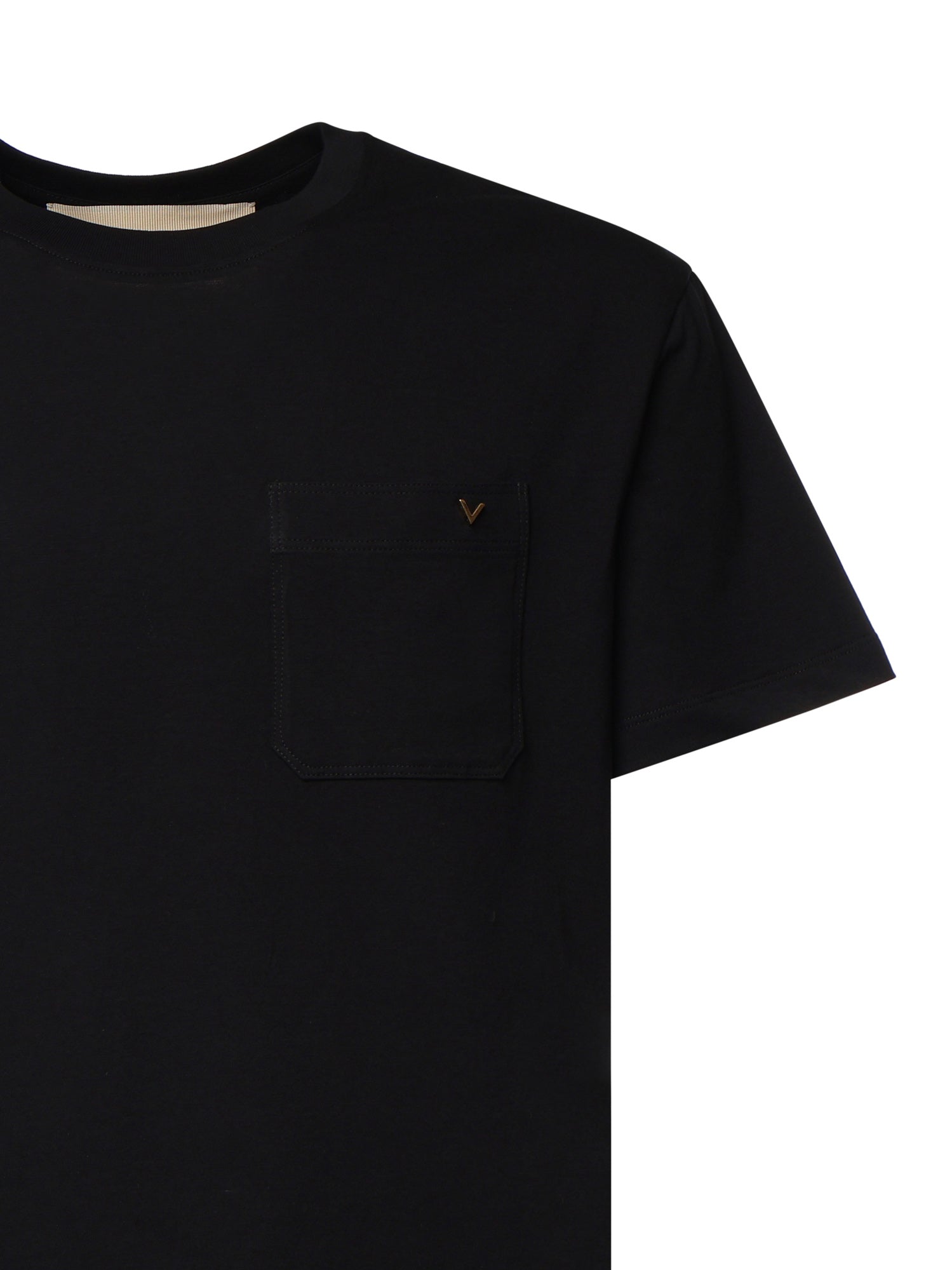 T-shirt VGold in jersey di cotone 9V3MG10V BGR0NO VALENTINO GARAVANI 