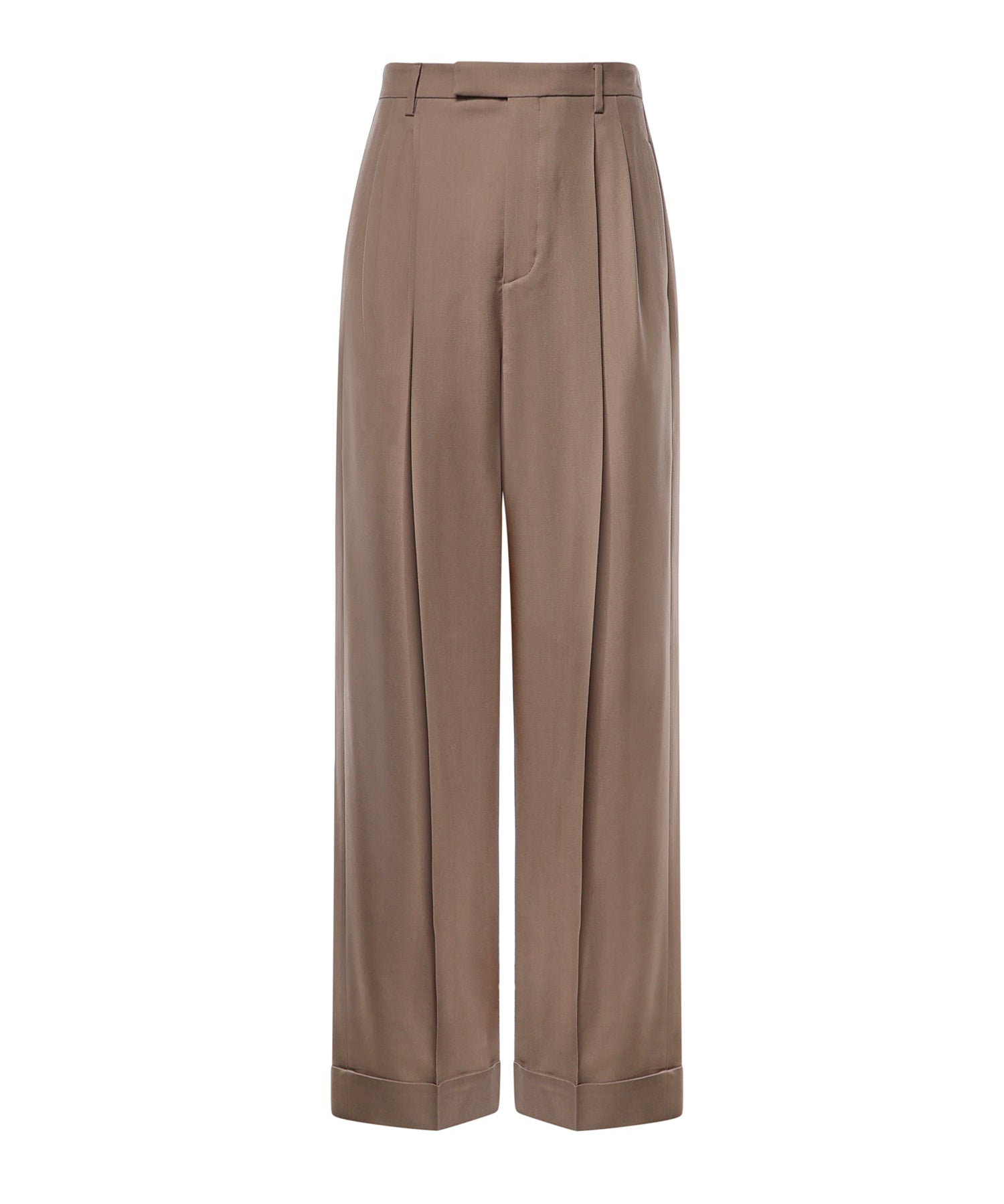 Pantalone in lana nattè con risvolto 9V3RBO25 BGW4GQ VALENTINO GARAVANI 