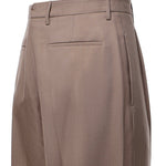 Pantalone in lana nattè con risvolto 9V3RBO25 BGW4GQ VALENTINO GARAVANI 