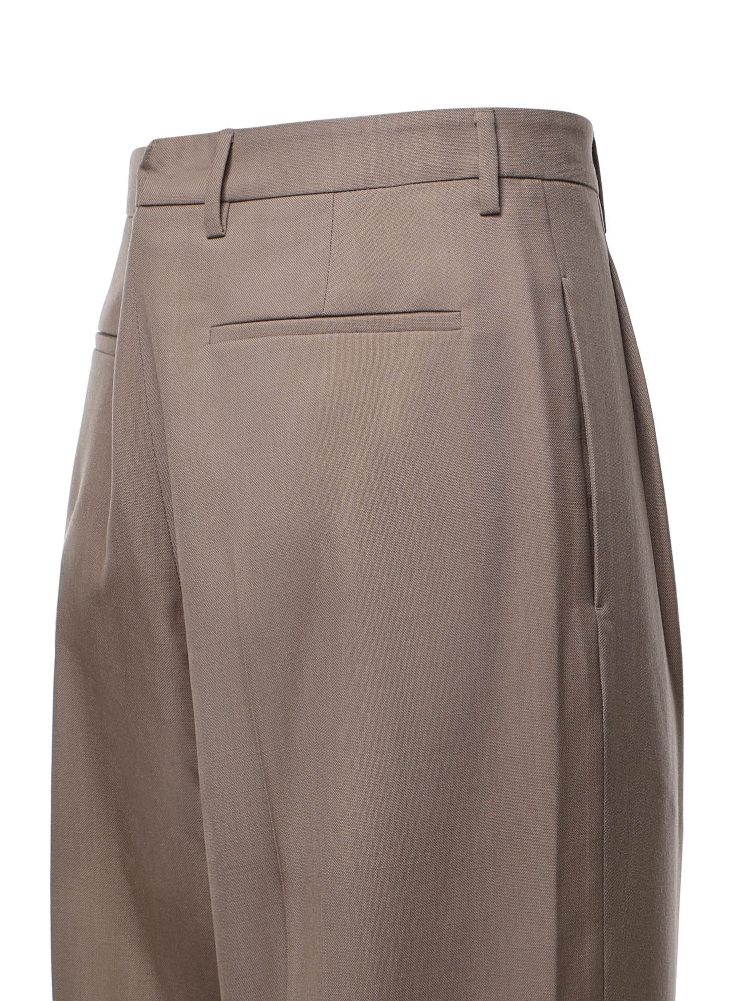 Pantalone in lana nattè con risvolto 9V3RBO25 BGW4GQ VALENTINO GARAVANI 