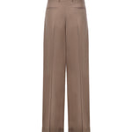 Pantalone in lana nattè con risvolto 9V3RBO25 BGW4GQ VALENTINO GARAVANI 