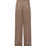Pantalone in lana nattè con risvolto 9V3RBO25 BGW4GQ VALENTINO GARAVANI 