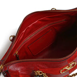 Borsa media a spalla Panthea in suede e nappa motivo chevron 9W2B0S70 DEDAQS VALENTINO GARAVANI 