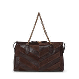 Borsa a spalla Valentino Garavani Panthea in nappa motivo chevron 9W2B0S70 DEDRE6 VALENTINO GARAVANI 