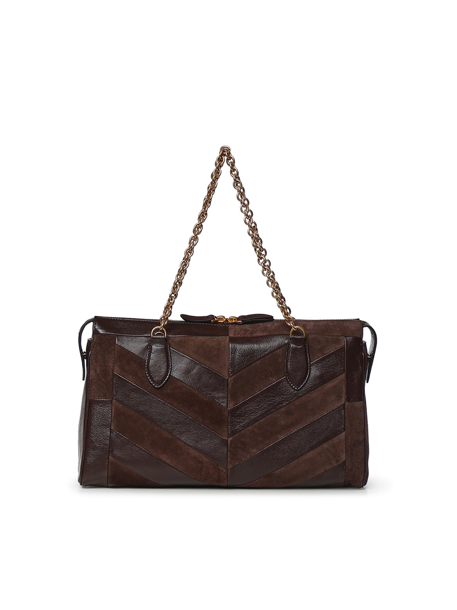 Borsa a spalla Valentino Garavani Panthea in nappa motivo chevron 9W2B0S70 DEDRE6 VALENTINO GARAVANI 