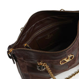 Borsa a spalla Valentino Garavani Panthea in nappa motivo chevron 9W2B0S70 DEDRE6 VALENTINO GARAVANI 
