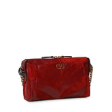 Borsa piccola a spalla Panthea in suede e nappa motivo chevron 9W2B0S99 DEDAQS VALENTINO GARAVANI 